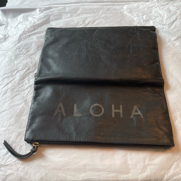 Aloha.  Aloha genuine leather clutch. - Picture 8 of 14
